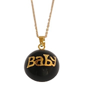 Collier bola de grossesse or baby